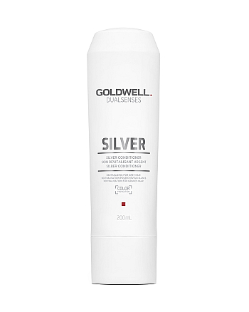 Goldwell Dualsenses Silver Conditioner - Корректирующий кондиционер для седых и светлых волос 200 мл - hairs-russia.ru